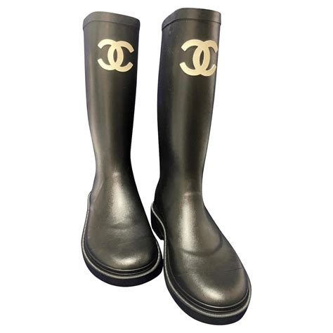 gummistiefel chanel